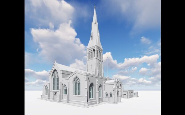 Leicester Cathedral Heritage 3D BIM Model