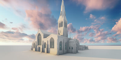 Heritage Leicester Cathedral Bim Model Exterior 2