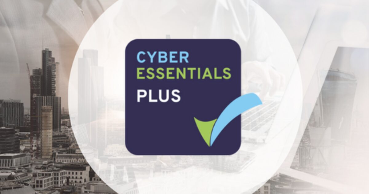 We Are Cyber Essential Plus Accredited Plowman Craven